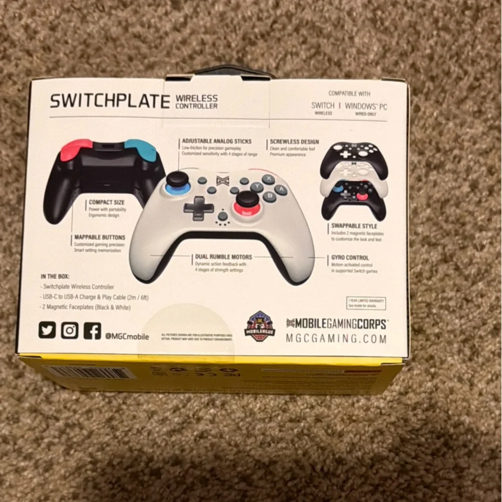 New Wireless Controller for Nintendo Switch PC Wired